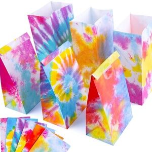 ~Colorful Tie-Dye Party Favor Bags~